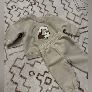 WORN ONCE baby gap sweat set